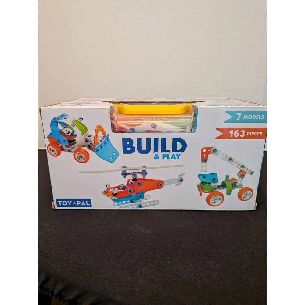 Build Toys & Play Building Kit STEM Learning 7 Models 163 Pieces Science Gift